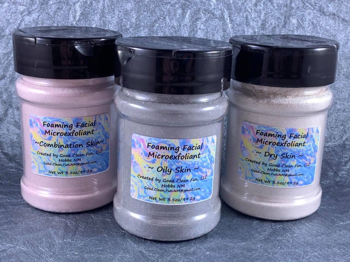 Foaming Facial Microexfoliant, Dry Skin Formula