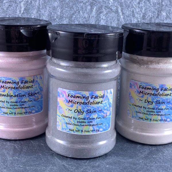 Foaming Facial Microexfoliant, Dry Skin Formula