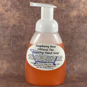 Raspberry Rose Hibiscus Tea Foaming Hand Soap