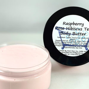 Raspberry Rose Hibiscus Tea Body Butter